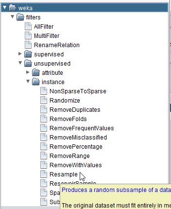 Resample filter