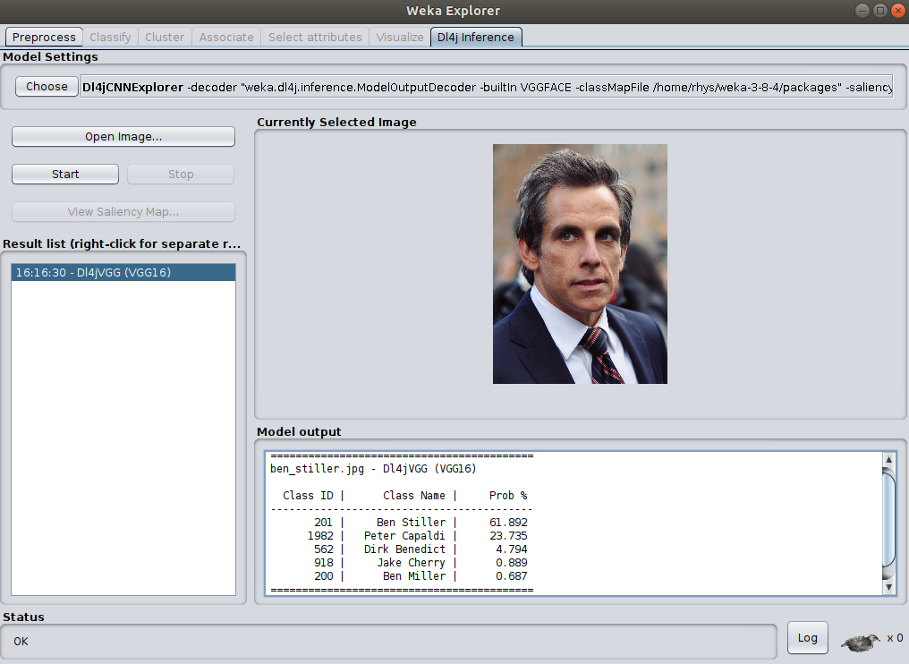 Predicted Ben Stiller image