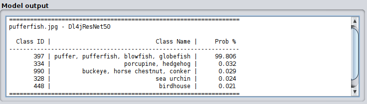Predicted pufferfish image